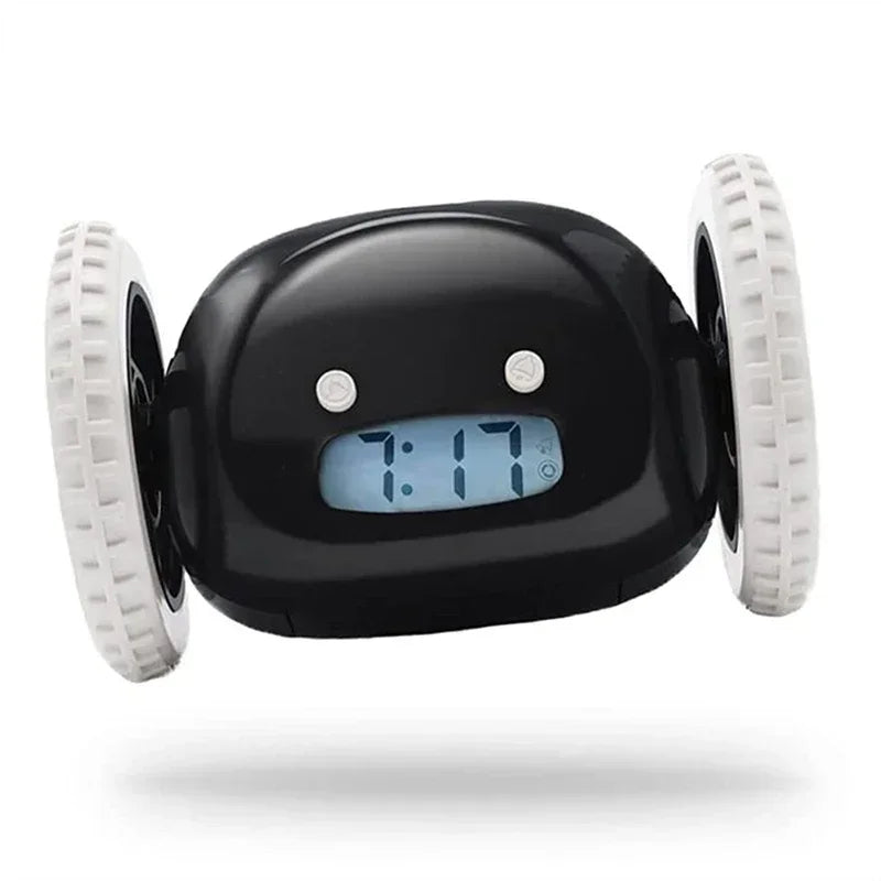 CLOCKY Alarm Clock on Wheels